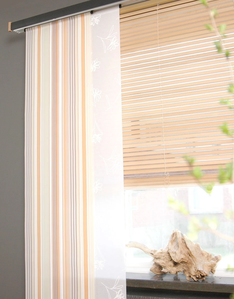 Wooden Venetian blind natural 27 mm