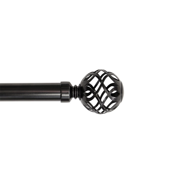 Smilla Curtain Rod Black