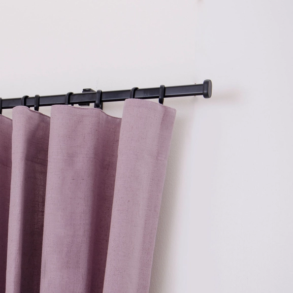 curtain rod modena black Hasta