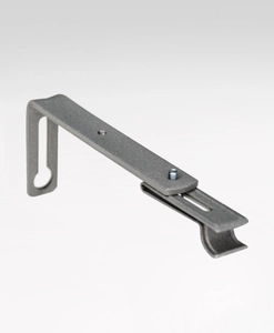 Clips wall bracket, antique silver, several sizes
