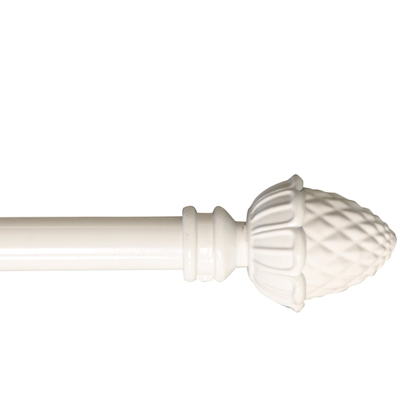 Curtain rod Kotte Hasta White