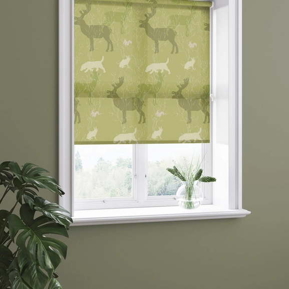 Rullgardin Fauna, grön