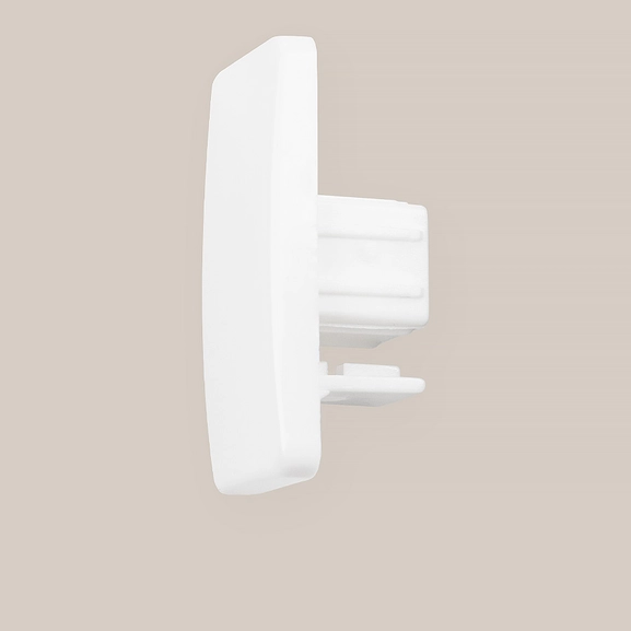 White cover cap for Cabin rail.