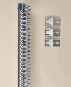 Gardinskena Bendable i varmsilver