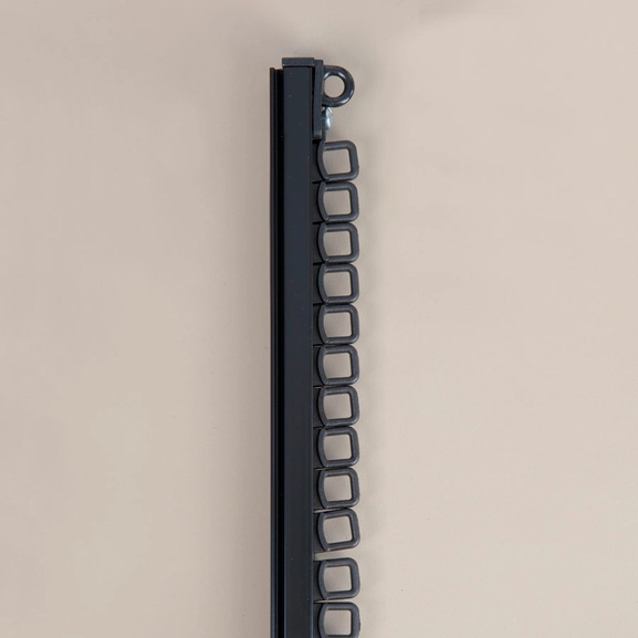 Gardinskena U-skena, måttillverkad, väggmonterad