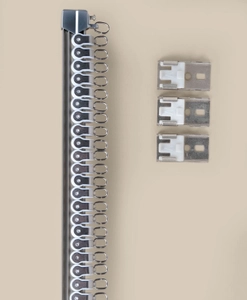 Gardinskena Bendable i varmsilver