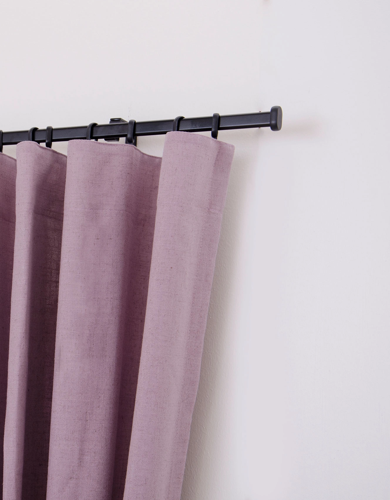 curtain rod modena black Hasta