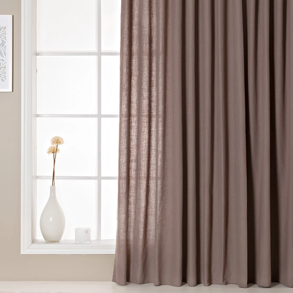 Olika upphängningssätt för gardin Lina