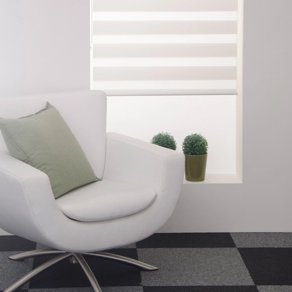 Roller blind Day&Night white Hasta