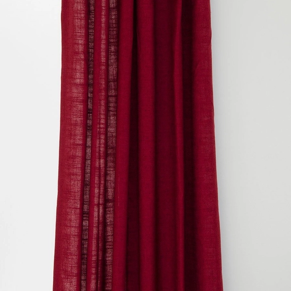 Curtain LINA, red