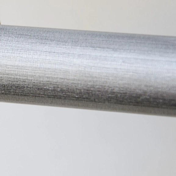 Gardinstång i trä, Silver