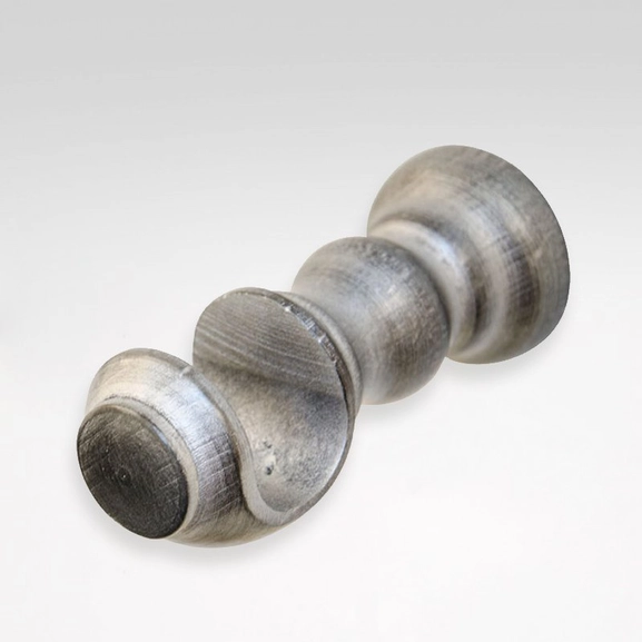 Fäste, kort, Silver 50 mm