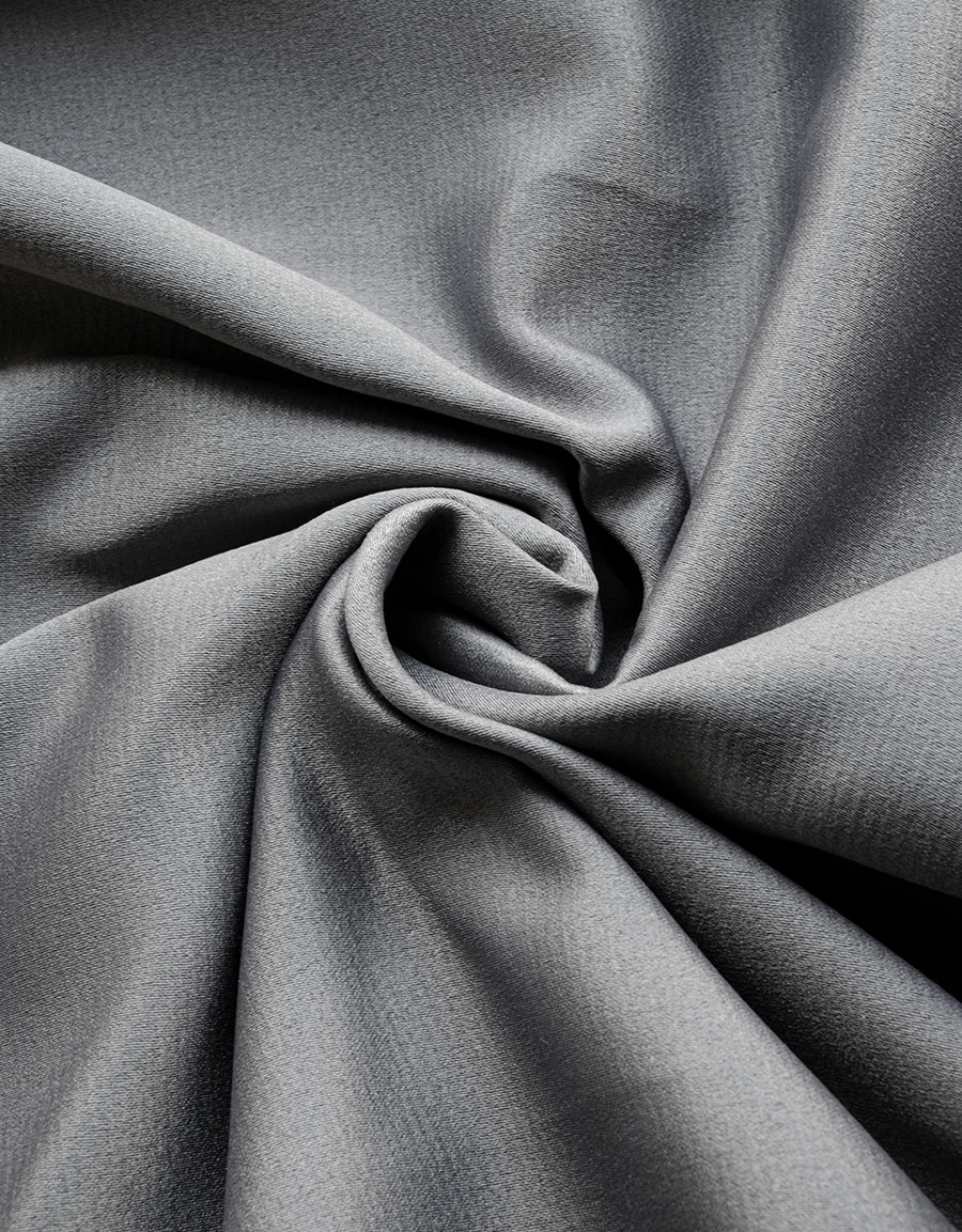 Flame retardant curtain LUTON, grey, made-to-measure