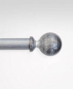 Ändknopp Oscar Silver 28 mm