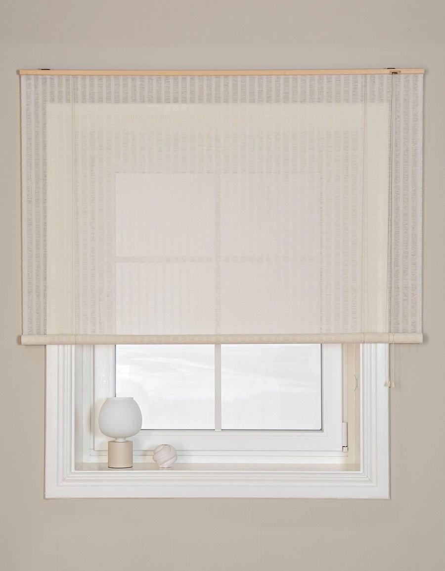 Vit rollup-rullgardin