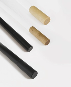 Ändknopp trä, flera färger, Hasta