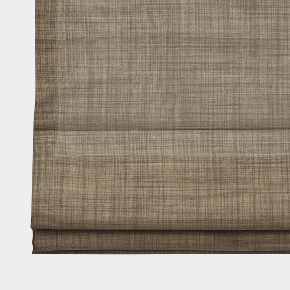 Cloud pull-up curtain brown Hasta
