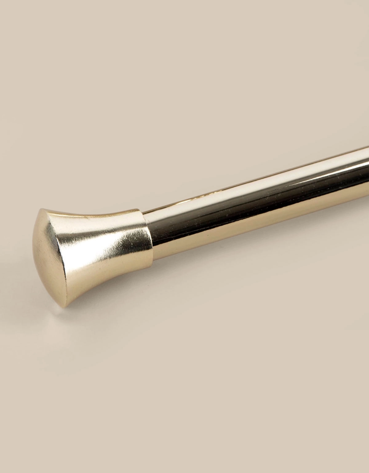 Gardinstång i mässing Vega, 16/19 mm