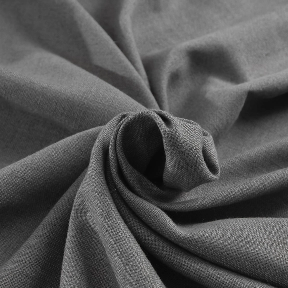 Gardin Lina, mörkgrå, närbild tyg
