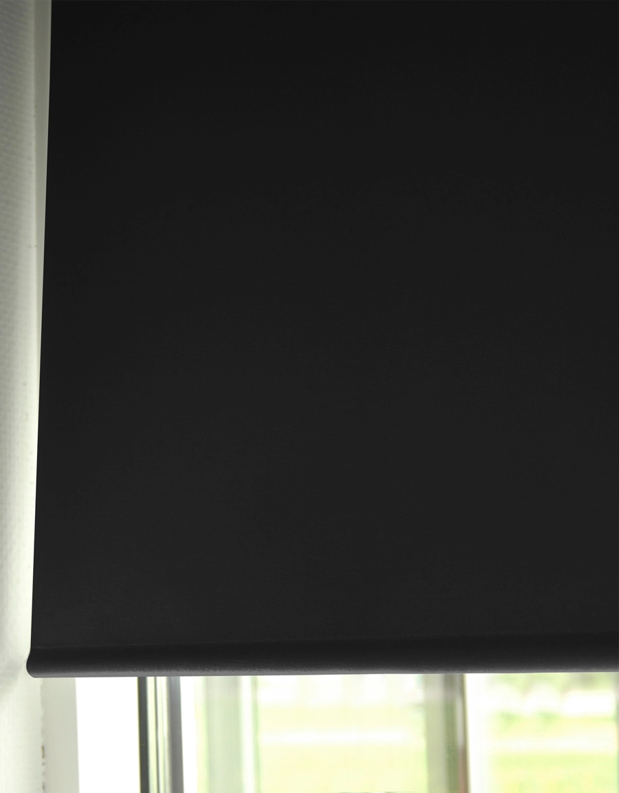 Titan blackout roller blind, silver backing