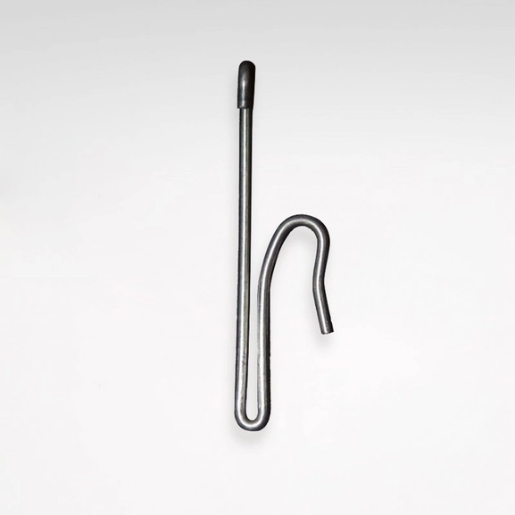Single-prong glider hook with low profile Hasta