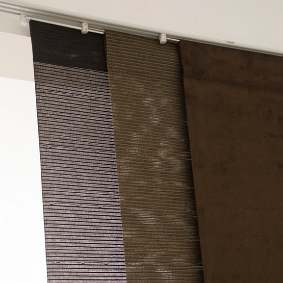 Panelgardin Peate, brun, Hasta