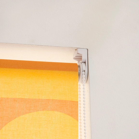 Rullgardin gul, måttillverkad, Hasta