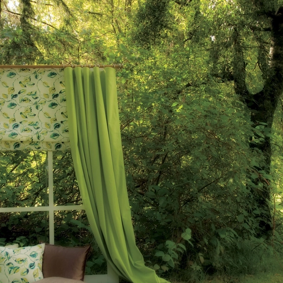 Grönska pull-up curtain green curtain Hasta