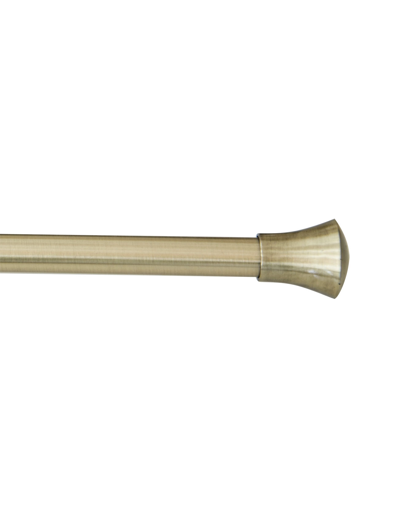 Vega antique brass curtain rod