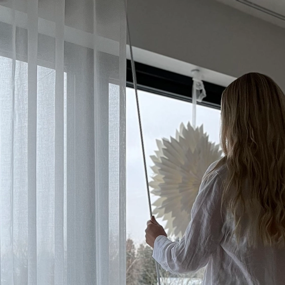 Dragstav till gardiner