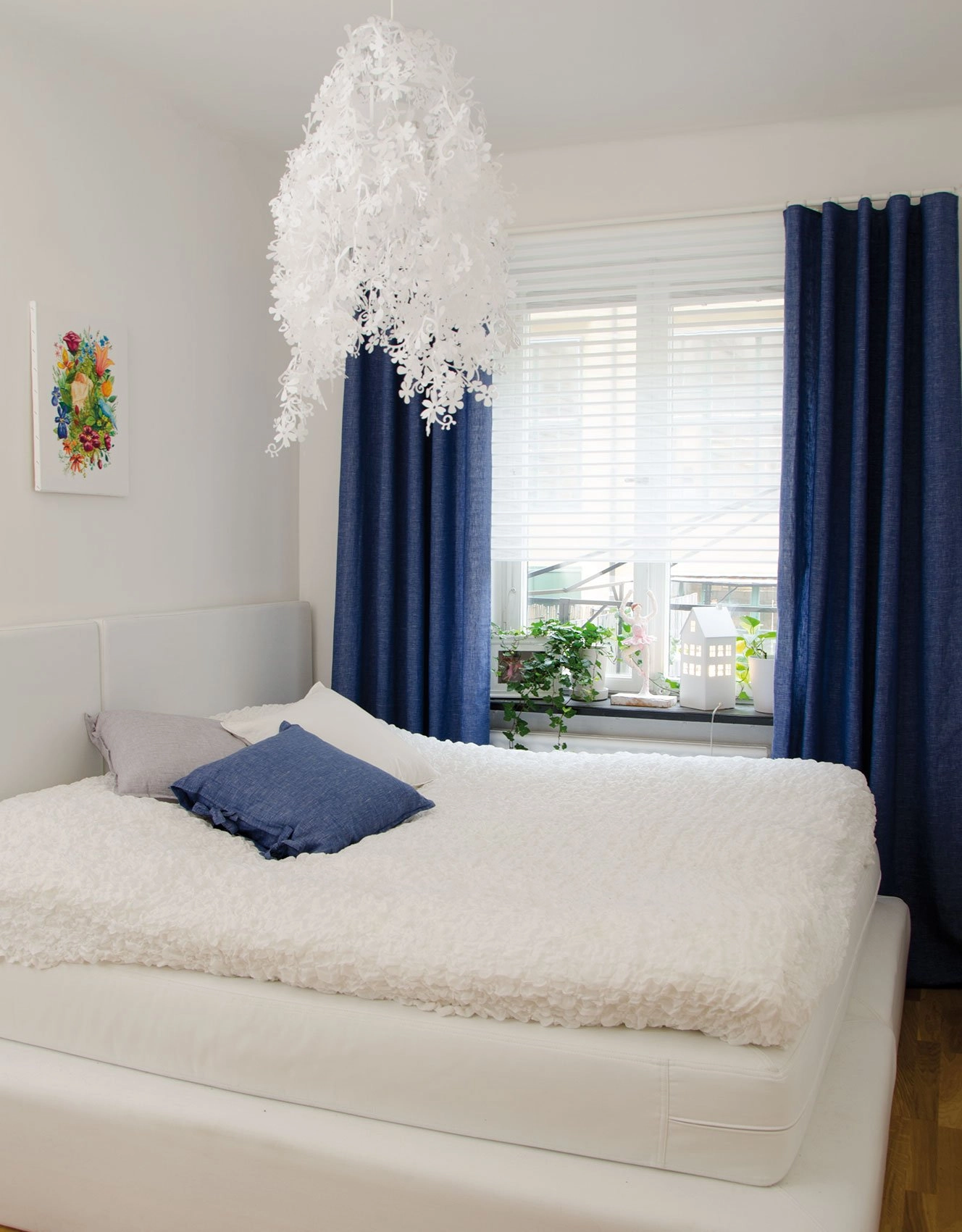 Textilrullgardin Daybreak vit