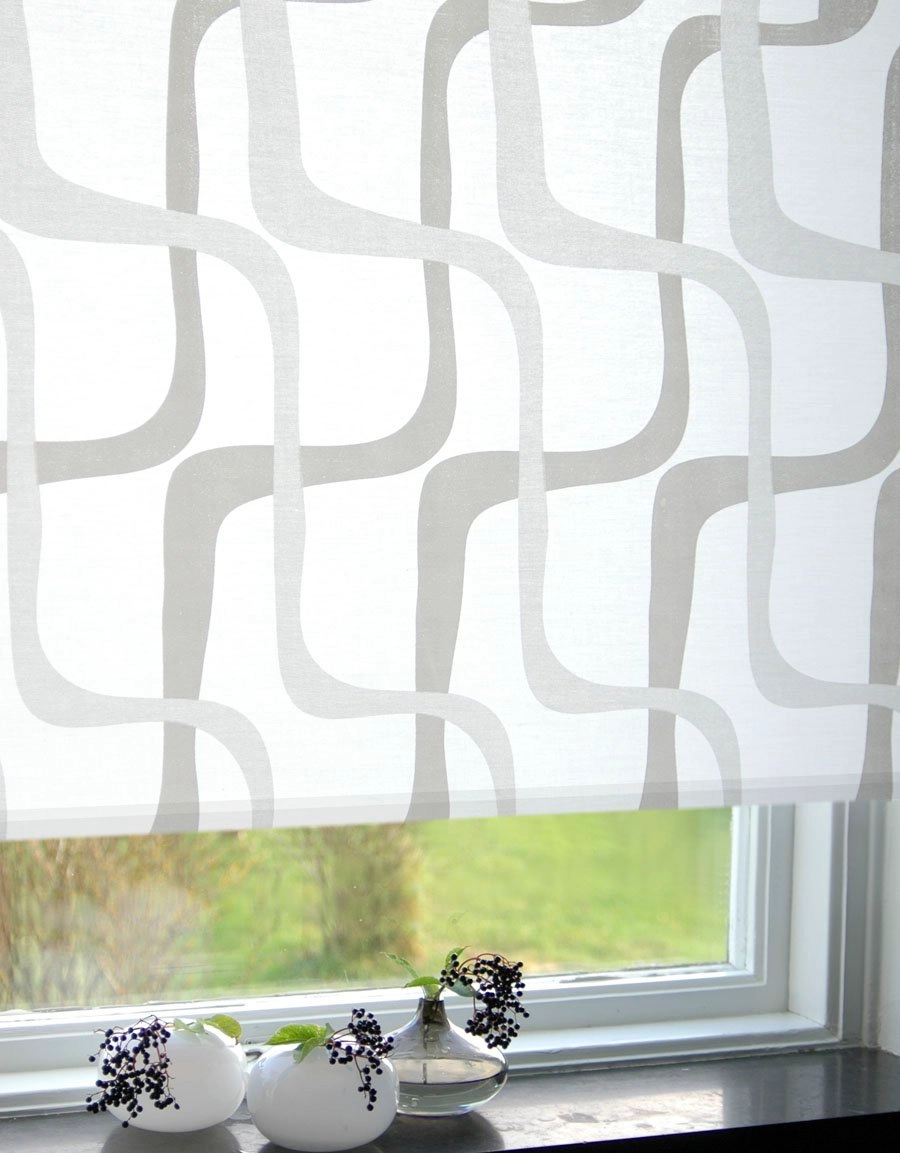 Made-to-measure, screening roller blind, white