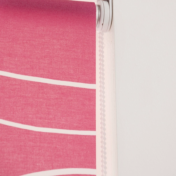 Rullgardin rosa, måttillverkad, Hasta