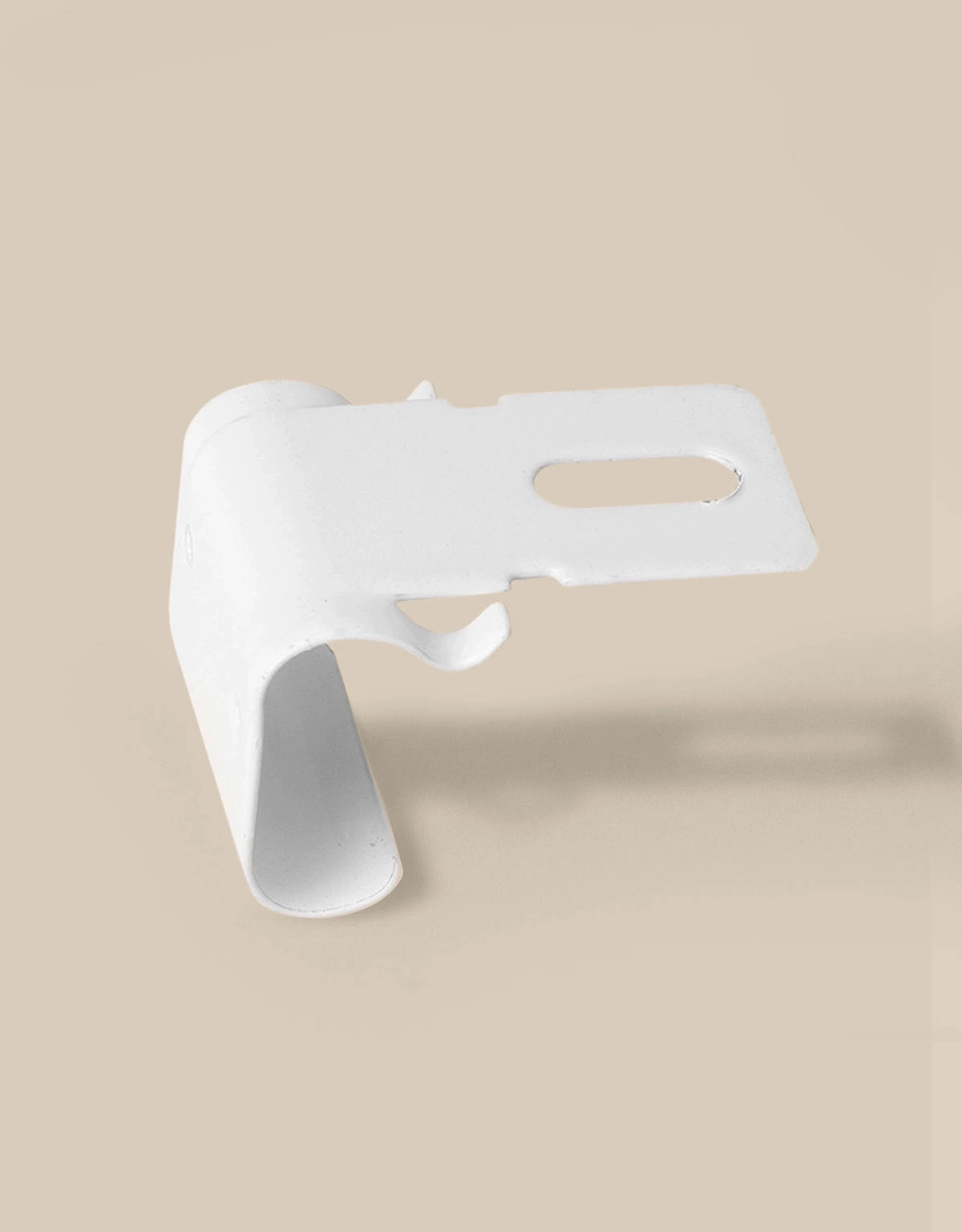 Fäste till C-skena, vit