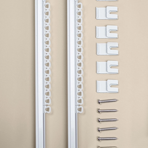 Dubbla u-skenor med tillbehör