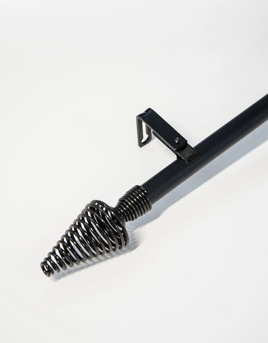 Balder Pil curtain rod black