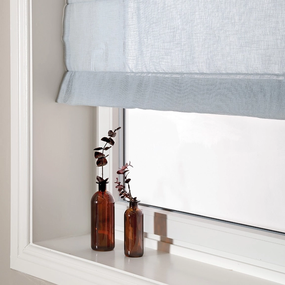 Hissgardin Malva, blå