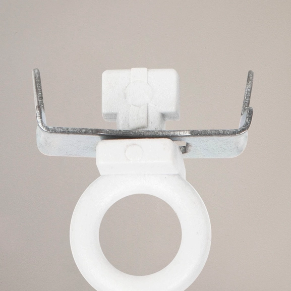 Cord guide/rotating bracket, white