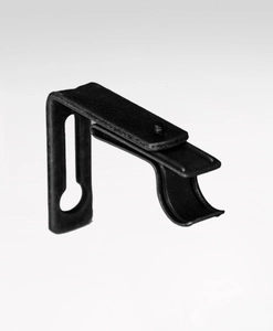 Clips wall bracket, black, several sizes