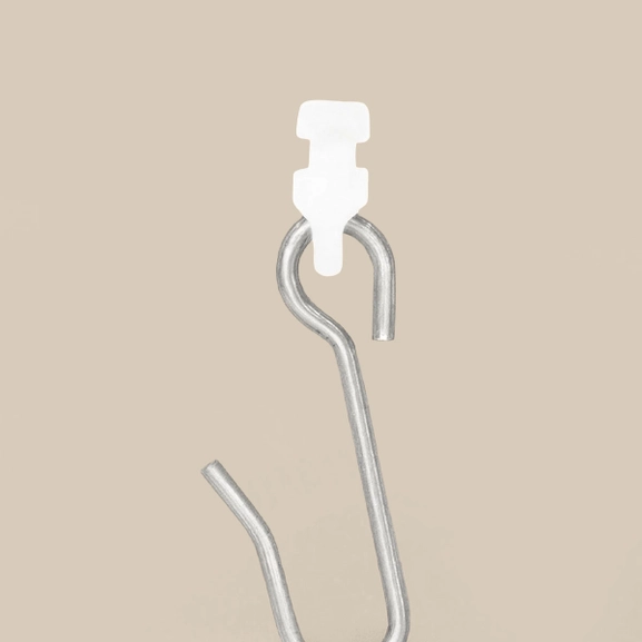 Gardinglid med metallkrok för duschdraperi