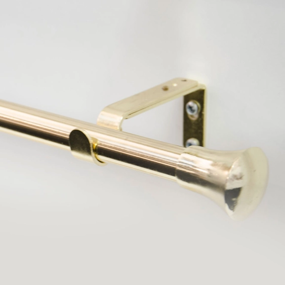 Vega brass curtain rod Hasta