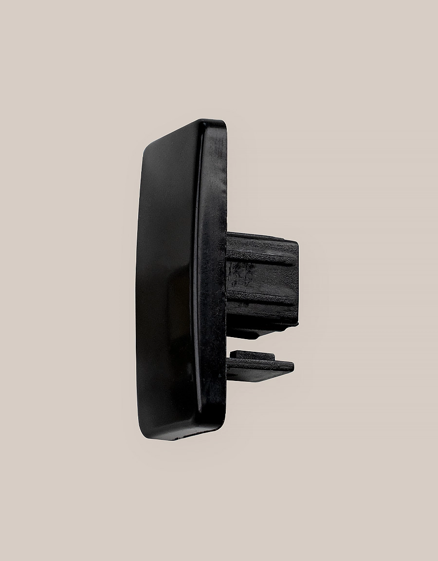 Black cover cap for Cabin rail.