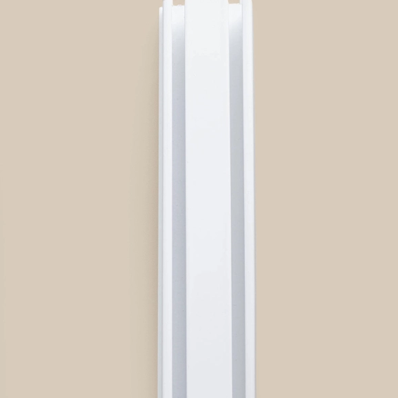 tvåspårsskena-vit