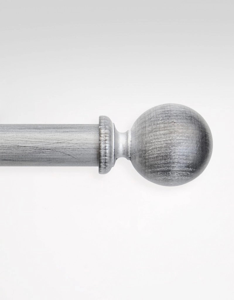 Ändknopp Oscar Silver 35 mm