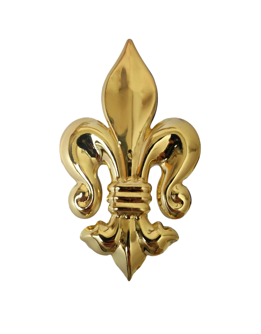 Decorative clamp and napkin ring Lilja brass