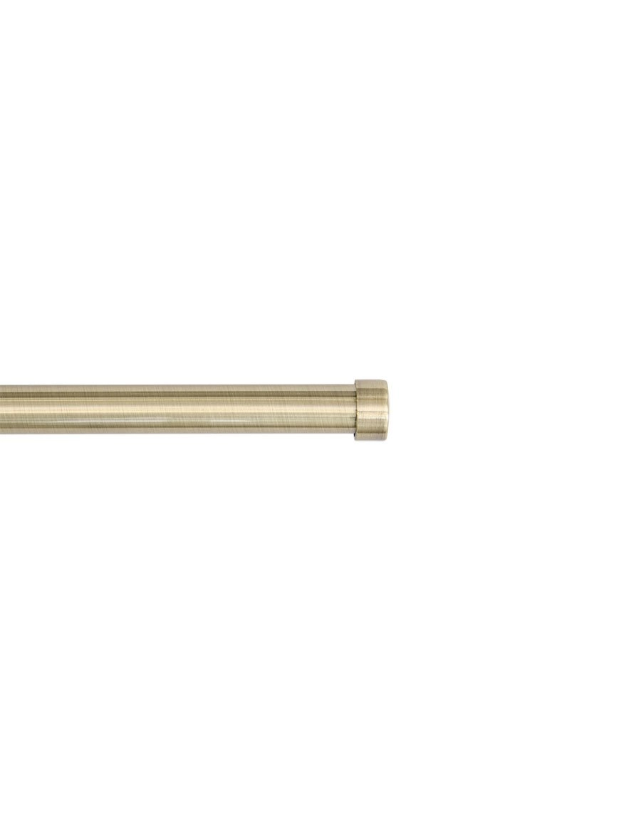 Sara Antique Brass Curtain Rod