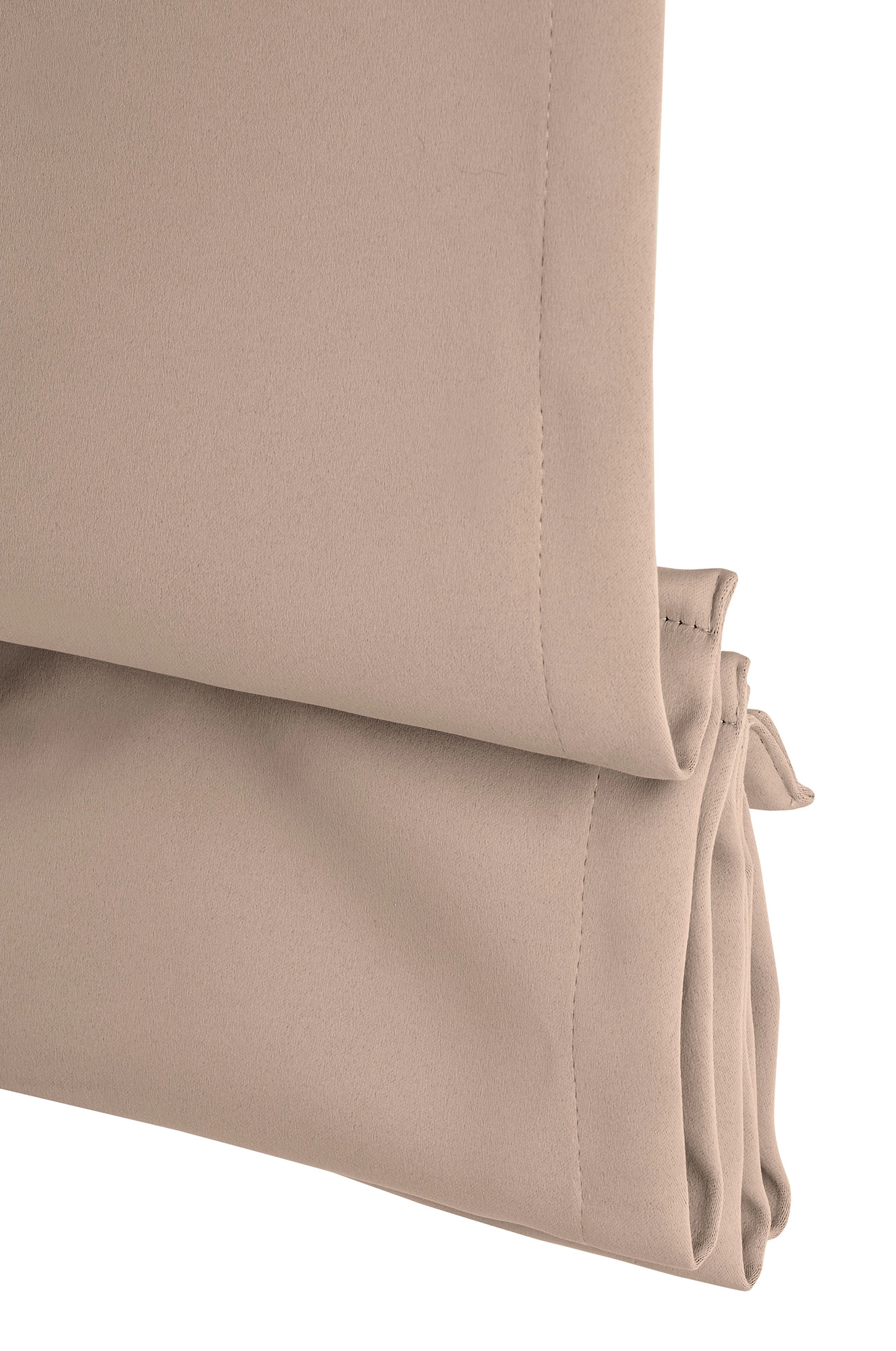 Mörkläggande beige hissgardin