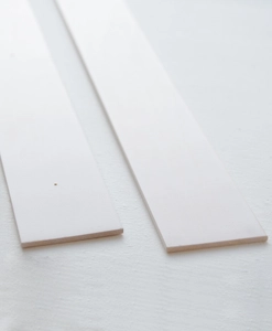 Panellist/dekor vitlaserad, 45.5cm, 1 set