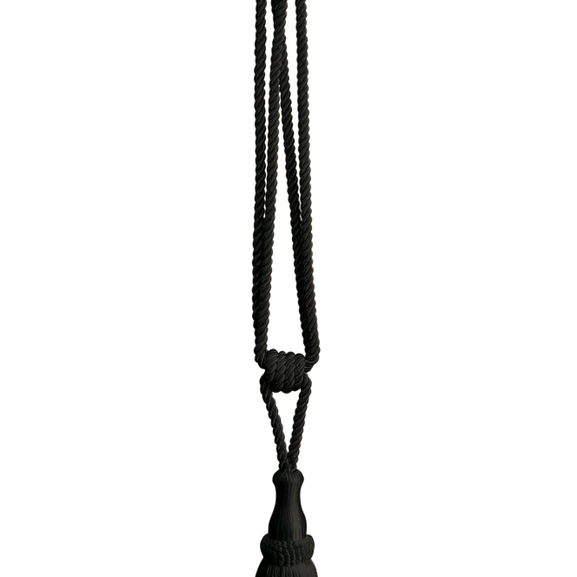 Curtain Tassel Silk Tassel Hasta black