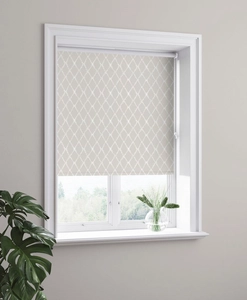 Elisa blackout roller blind, made-to-measure, beige
